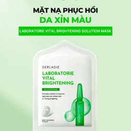 Thumbnail Combo 10 Mặt Nạ Hỗ Trợ Phục Hồi Da Xỉn Màu DERLADIE LABORATORIE VITAL BRIGHTENING SOLUTION MASK 30mlx10 1