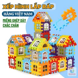 Thumbnail Đồ Chơi Lắp Ghép Xếp Hình Khối Xây Dựng Benrikids Cho Bé Có Miếng Ghép Vuông To Nhiều Màu Sắc Cho Bé Sáng Tạo 1