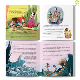 Thumbnail Truyện Tranh Cổ tích Song Ngữ Thiếu Nhi Nổi Tiếng tặng kèm file nghe audio Lẻ Cuốn 2