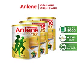 Thumbnail Combo 3 lon Sữa Bột Anlene Gold Hương Vani 800g 1