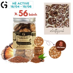 Thumbnail Snack ăn kiêng gạo lứt ngũ cốc nguyên hạt GUfoods - Thanh đạm, Tiện lợi, Phù hợp Eat clean (80g/100g/200g) 2