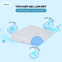 Thumbnail Gối Chống Trào Ngược kháng khuẩn Cho Bé ComfyBaby – Công nghệ làm mát chống mồ hôi trộm 3