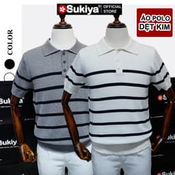 Thumbnail Áo Polo Dệt Kim Nam Basic SUKIYA Cao Cấp Kiểu Dáng Sang Trọng Lịch Sự AL74 1