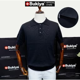 Thumbnail Áo POLO Len Dệt Kim SUKIYA Cao Câp Chất Cotton Thấm Hút mồ hôi  AL79 4