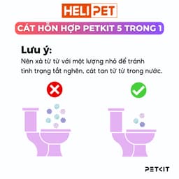 Thumbnail Cát mèo cao cấp PETKIT 5in1 Mix Đậu Nành và Đất Sét Khử Mùi Và Vón Tốt, Xả Tolet, Tan Trong Nước 1