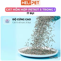 Thumbnail Cát mèo cao cấp PETKIT 5in1 Mix Đậu Nành và Đất Sét Khử Mùi Và Vón Tốt, Xả Tolet, Tan Trong Nước 3