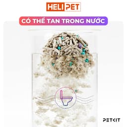 Thumbnail Cát mèo cao cấp PETKIT 5in1 Mix Đậu Nành và Đất Sét Khử Mùi Và Vón Tốt, Xả Tolet, Tan Trong Nước 4