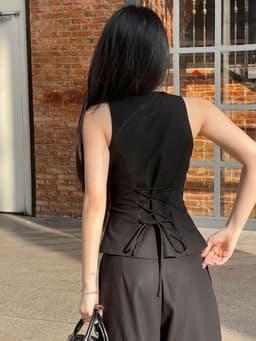 Thumbnail Set Bộ Vest Gile Phối Quần Ống Rộng Basic Cá Tính (bán lẻ) - SISTA SET - GOÛT DE JUN 3
