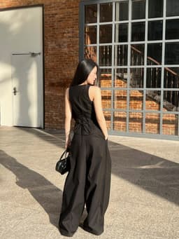 Thumbnail Set Bộ Vest Gile Phối Quần Ống Rộng Basic Cá Tính (bán lẻ) - SISTA SET - GOÛT DE JUN 1
