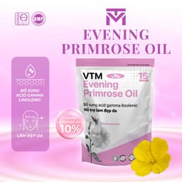 Thumbnail Viên uống tinh dầu hoa anh thảo VTM Evening Primrose Oil, hỗ trợ cân bằng nội tiết tố, làm đẹp da, tóc, móng - 45 viên 1