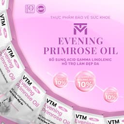 Thumbnail Viên uống tinh dầu hoa anh thảo VTM Evening Primrose Oil, hỗ trợ cân bằng nội tiết tố, làm đẹp da, tóc, móng - 45 viên 3