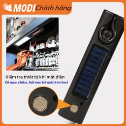 Thumbnail Đèn Pin LED Cầm Tay Cao Cấp MODI SOLAR, Đèn Pin Led  Năng Lượng Mặt Trời Đa Năng Tiện Lợi 2