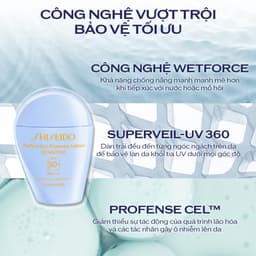 Thumbnail Sữa chống nắng cho da nhạy cảm Shiseido GSC Perfect Sun Protector Lotion Sensitive SPF50+ 50ml 2
