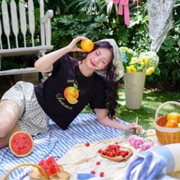 Thumbnail Áo thun mùa hè tay ngắn hình trái cây That One Summer cotton mặc ở nhà đi tập đi chơi – Simple Twist 2