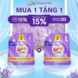 Thumbnail [MUA 1 TẶNG 1] Nước Giặt Joykity Hương Lavender túi 2L Dịu Nhẹ An Toàn Cho Da Lưu Hương 24 Tiếng 1