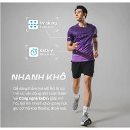Thumbnail Set đồ chạy bộ Áo Thun Nam thể thao Graphic và Quần short Maxcool thoáng khí, thoải mái Coolmate 2