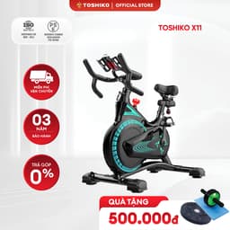 Thumbnail Xe đạp thể dục tại nhà TOSHIKO X11 chính hãng giúp tăng cơ giảm mỡ bánh đà kháng từ Bảo hành 3 năm 1