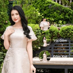 Thumbnail Đầm Thiết Kế EMY Thời Trang Cao Cấp EM7680 Đầm Gấm, Tùng Xòe Sang Chảnh Đi Tiệc 4