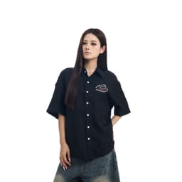 Thumbnail Áo sơ mi TICKING SHIRT Cotton lạnh PARADOX SM5V0301 2