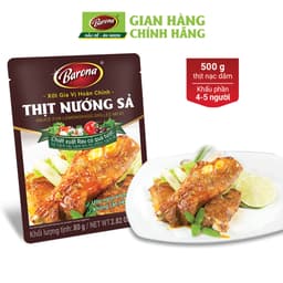 Thumbnail Gia Vị Thịt Nướng Sả Barona 80g ướp ngon chuẩn vị không cần nêm nếm 3