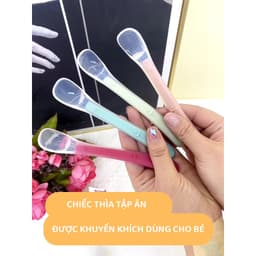 Thumbnail Thìa silicon tập ăn cho bé thìa tập ăn chất liệu silicon an toàn vệ sinh cho trẻ nhỏ chính hãng 2
