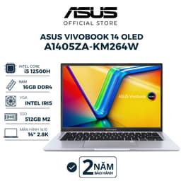 Thumbnail Laptop Asus Vivobook 14 OLED A1405ZA-KM264W Core i5-12500H | 16GB | 512GB | Iris Xe 14" 2.8K Win 11 1