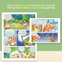 Thumbnail Sách Plants vs Zombies, Trái cây đại chiến zombie, Thế giới khủng long, Truyện tranh cho bé 3