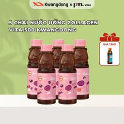 Thumbnail Nước uống đóng chai bổ sung Collagen và Vitamin C Vita 500 Kwangdong làm đẹp da, chống lão hóa 100ml 1