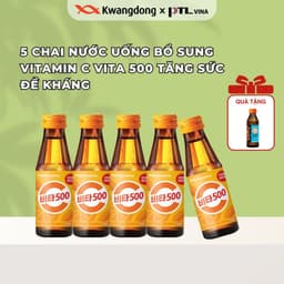 Thumbnail Nước uống Vitamin Vita 500 Kwangdong tăng cường hệ miễn dịch, chống oxy hóa chai 100ml 1