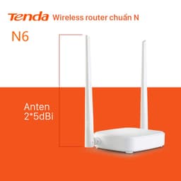 Thumbnail Bộ Phát WiFi Tenda N6 Chuẩn N 300Mbps - Hàng Chính Hãng 1