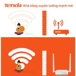Thumbnail Bộ Phát WiFi Tenda N6 Chuẩn N 300Mbps - Hàng Chính Hãng 4