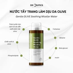 Thumbnail DrCeutics Nước Tẩy Trang Làm Dịu Da OLIVE - Gentle OLIVE Soothing Micellar Water Dành Cho Mọi Loại Da, Da nhạy cảm 500ml 2