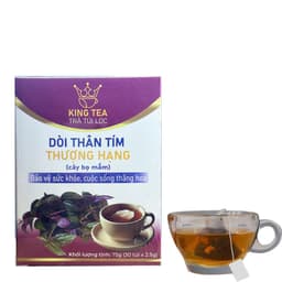 Thumbnail Trà Dòi Thân Tím Kingtea (15 ngày uống) 30 túi lọc - Dòi Thân Tím Sấy Lạnh , Sao Thơm - Dòi Thân Tím Bổ Phổi , Giảm Ho 4