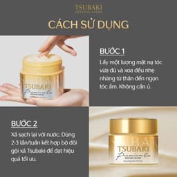 Thumbnail Mặt nạ tóc cao cấp phục hồi hư tổn Tsubaki 180g 2