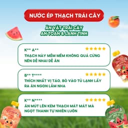 Thumbnail Combo 10 Túi Thạch Trái Cây - 90% Nước Ép Trái Cây Thật - ANDROS FRUIT ME UP - 90g x 10 3