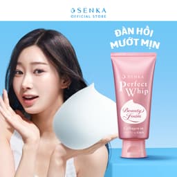 Thumbnail Sữa rửa mặt đàn hồi mướt mịn SENKA PERFECT WHIP collagen in 120g 2