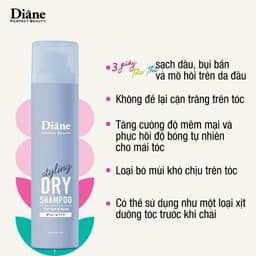 Thumbnail Dầu gội khô làm phồng tóc tạo kiểu giữ nếp Diane Perfect Beauty Styling Dry Shampoo Volume Up 95g 3