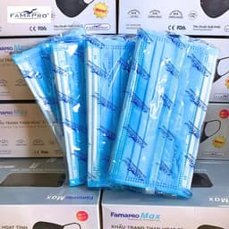 Thumbnail Max Khẩu trang y tế cao cấp kháng khuẩn 4 lớp Famapro hộp 40 cái 2
