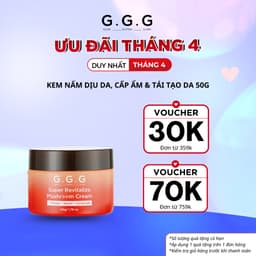 Thumbnail [KOL] Kem Nấm Dịu Da, Cấp Ẩm Chuyên Sâu, Phục Hồi & Tái Tạo Da - G.G.G Super Revitalize Mushroom Cream 50g 1