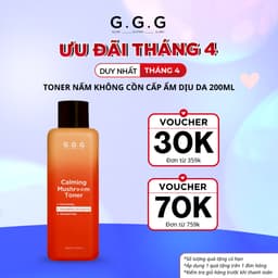 Thumbnail [KOL LIVE] Toner Nấm Không Cồn Cấp ẩm Dịu Da Tức Thì - G.G.G Calming Mushroom Toner 200ml 1