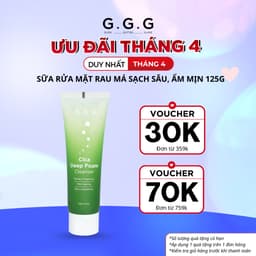 Thumbnail [KOL LIVE] Sữa Rửa Mặt Rau Má AHA/BHA/PHA Sạch Sâu, Ẩm Mịn, Không Khô Da - G.G.G Cica Deep Foam Cleanser 125g 1