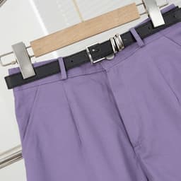 Thumbnail Quần short kaki nữ  cạp cao mã 273 - Dáng xuông tôn dáng, có belt, chất dày dặn dễ phối đồ 3
