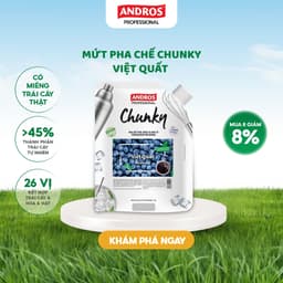 Thumbnail Mứt Pha Chế Việt Quất - Có miếng trái cây thật - Nguyên liệu pha chế -  ANDROS CHUNKY - 1kg 1