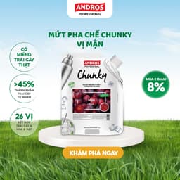 Thumbnail Mứt Pha Chế Mận - Có miếng trái cây thật - ANDROS CHUNKY - 1kg 1