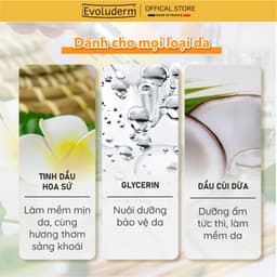 Thumbnail Sữa Dưỡng Thể Dưỡng Ẩm Dưỡng Sáng Mịn Màng Toàn Thân Evoluderm Moisturizing Body Milk 500ml 4