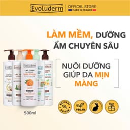 Thumbnail Sữa Dưỡng Thể Dưỡng Ẩm Dưỡng Sáng Mịn Màng Toàn Thân Evoluderm Moisturizing Body Milk 500ml 1