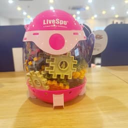 Thumbnail Đồ chơi Trứng xếp hình LiveSpo, chứa các mảnh ghép xếp hình ngẫu nhiên đa dạng cho bé thỏa sức sáng tạo. 2