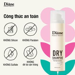 Thumbnail Dầu gội khô sạch dầu tơi tóc không bết dính Diane Perfect Beauty Dry Shampoo Fragrance Free 1