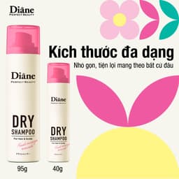 Thumbnail Dầu gội khô sạch dầu tơi tóc không bết dính Diane Perfect Beauty Dry Shampoo Fresh Mango & Musk 3
