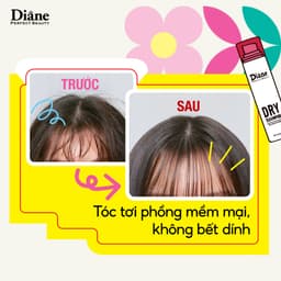 Thumbnail Dầu gội khô sạch dầu tơi tóc không bết dính Diane Perfect Beauty Dry Shampoo Fresh Mango & Musk 4
